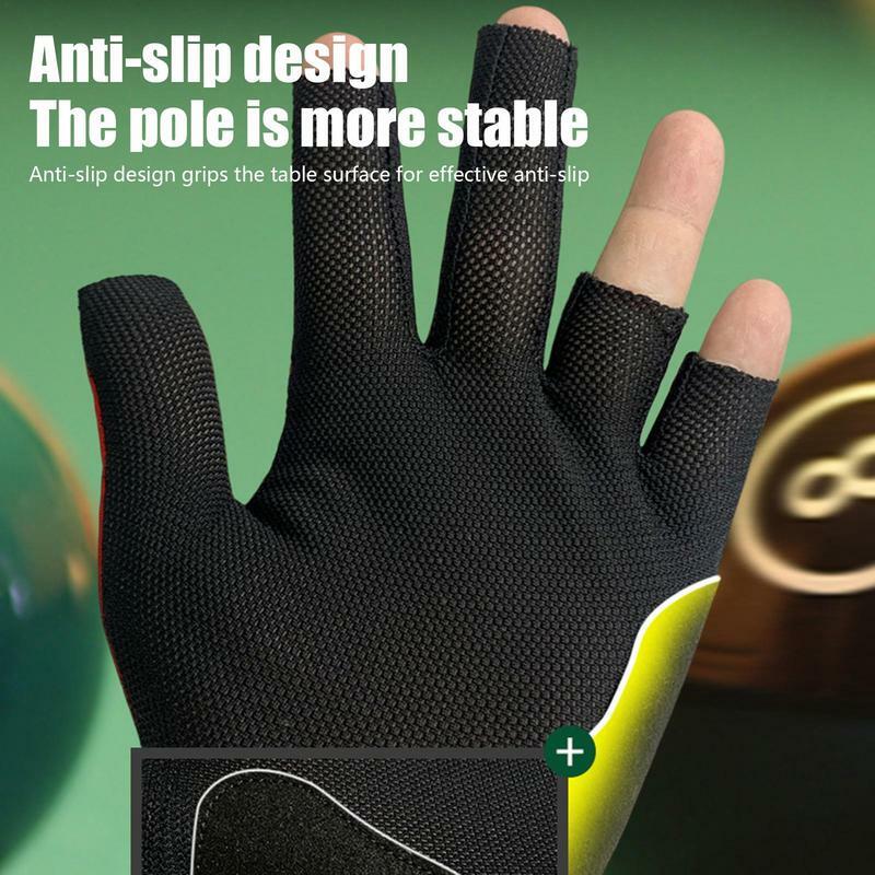 Pool Mittens Left Hand Billiards Cue Mittens For Left Hand Women's Billiards Playing Mitts Breathable For Billiard Hall