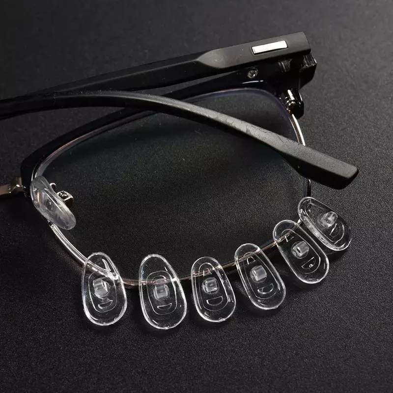 1/30 Paar Nasen halterung Brillen polster Anti-Rutsch-Nasen polster Brille bequeme Silikon brille Luftkissen Silikon halterung rutsch fest