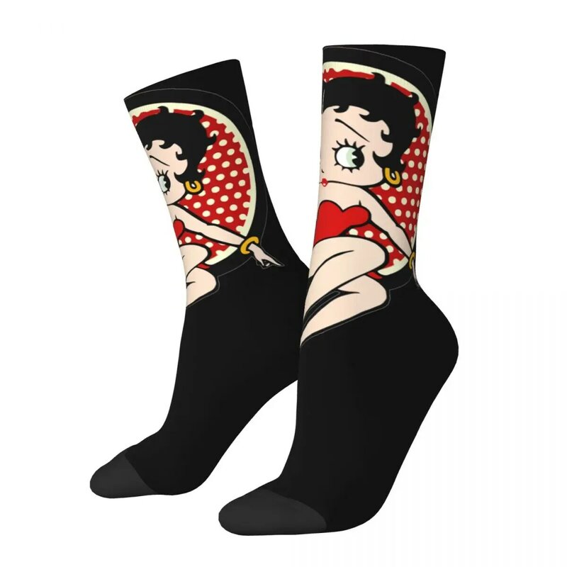 Sexy Bettys Design Theme All Season Socks Merch for Women Cozy Print Socks