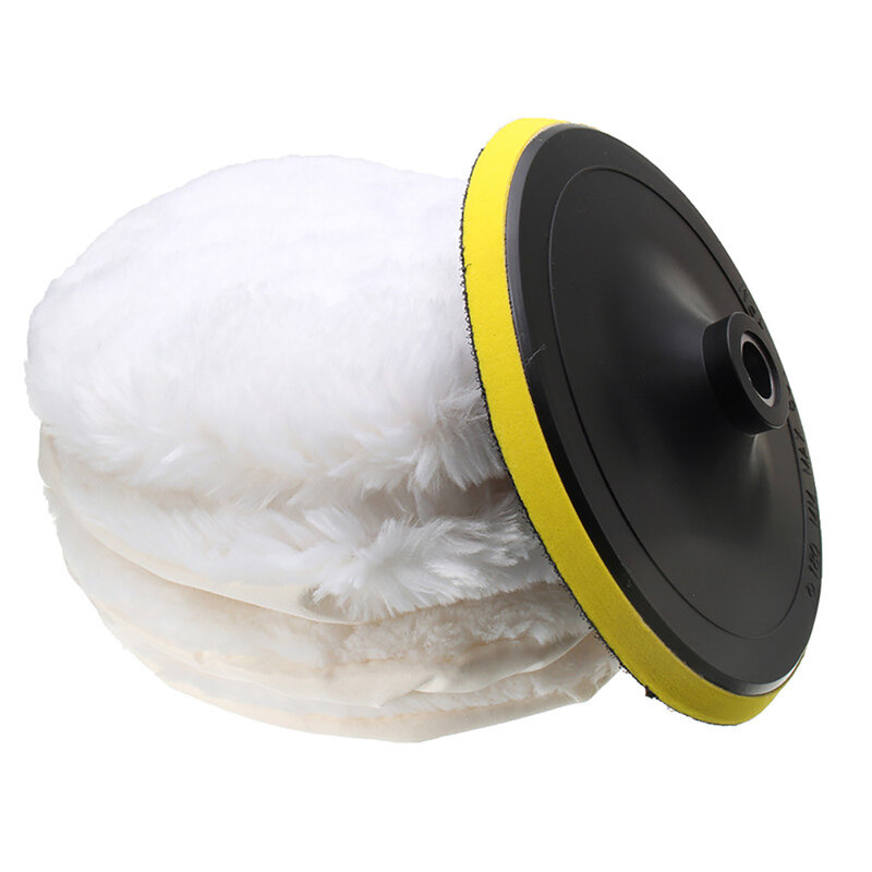 Disco de pulido de lana para coche, almohadillas para el cuidado de la pintura, accesorios de lavado automático, 75-180mm