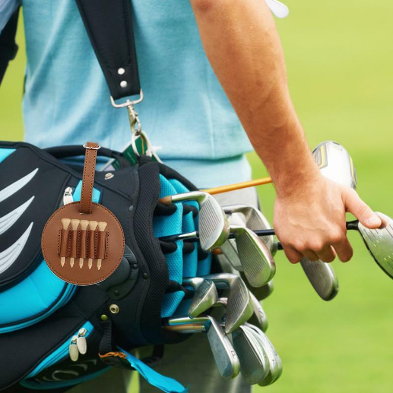 Golf beutel Golf halter mit 5 Löchern große Kapazität anbring bar an Golf tasche schnelles und leicht zugängliches Geschenk für Golfer Männer Frauen