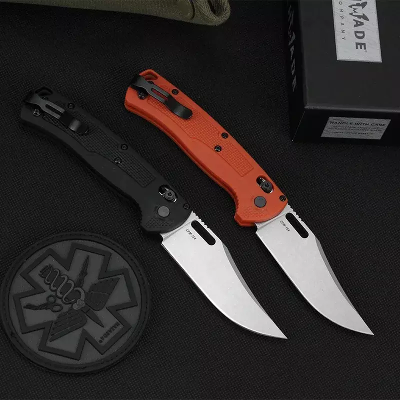 Outdoor benchmored 15535 nóż taktyczny składany uchwyt nylonowy przenośne kieszonkowe narzędzie EDC noże biwakowe Survival