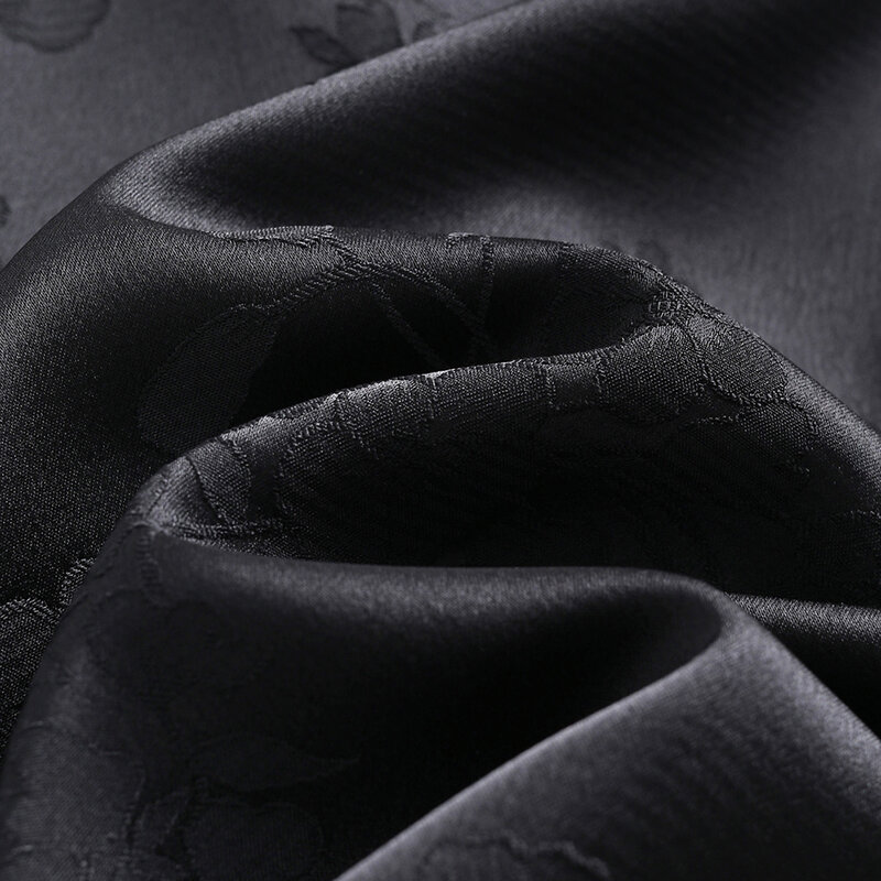 Roupas casuais de alta qualidade para mulheres e meninas, saia decorativa com estampa preta, cintura média vermelha, design de moda, novo, 2024