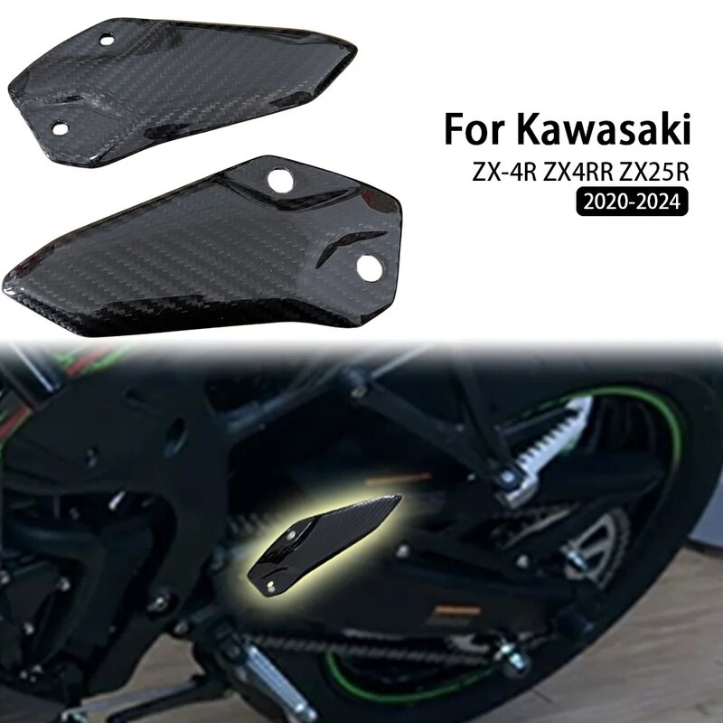 Für kawasaki ZX-4R zx4rr zx25r 2020-2023 motorrad zubehör fersen platten schützen fußstützen