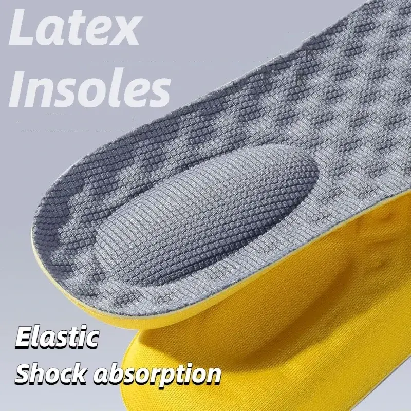 Lateksowe wkładki z pianki Memory do sportowej miękkiej z podparciem wkładki do butów wysokiej elastycznej ortopedycznej wkładki sportowej pielęgnacja stóp wkładki