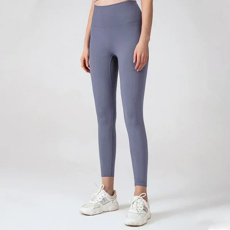 High Waist Nude Yoga Pants Female Seamless Quick-drying Tight-fitting Running Fitness Pants Hip-lifting Exercise Yoga Clothes