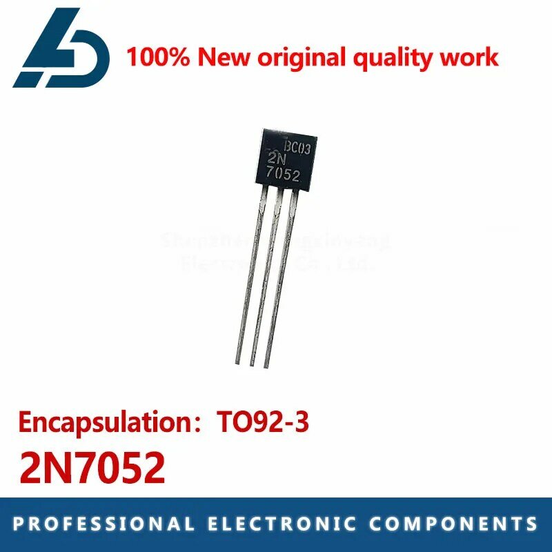 In line 2N7052 transistor TO92-3 integrated circuit triode