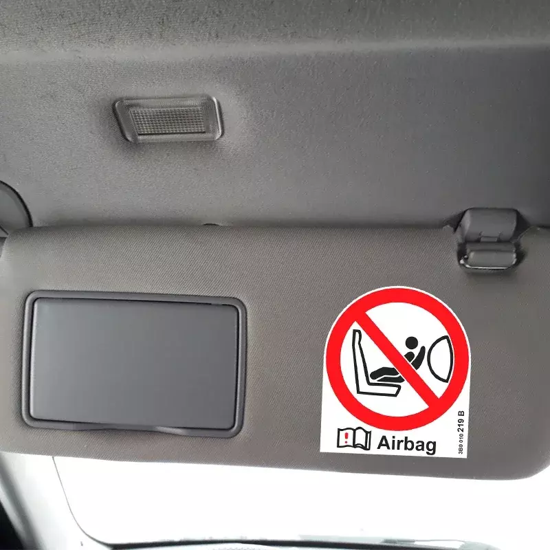 Adesivi per auto Airbag decalcomania in vinile impermeabile accessori per auto Pegatinas Para Coche fai da te Car Styling 5.5cm * 5.5cm