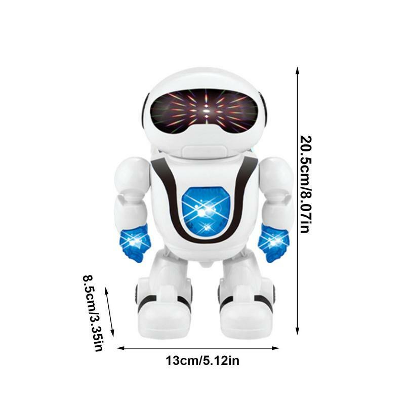 Dancing Electric Robot Lighting Electric Music Robot Toy Safe Material Learning Toy Gifts For Birthday Christmas And Children's