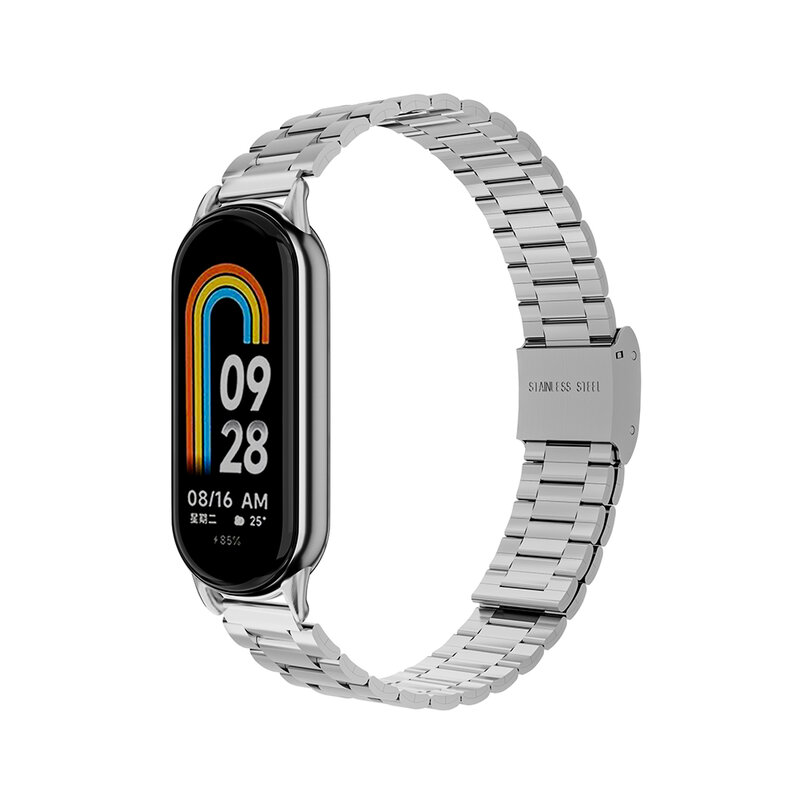 For xiaomi Mi band bracelet 8 NFC metal strap band  miband 8  replaceable  xiaomi 8 bracelet  stainless steel metal strap