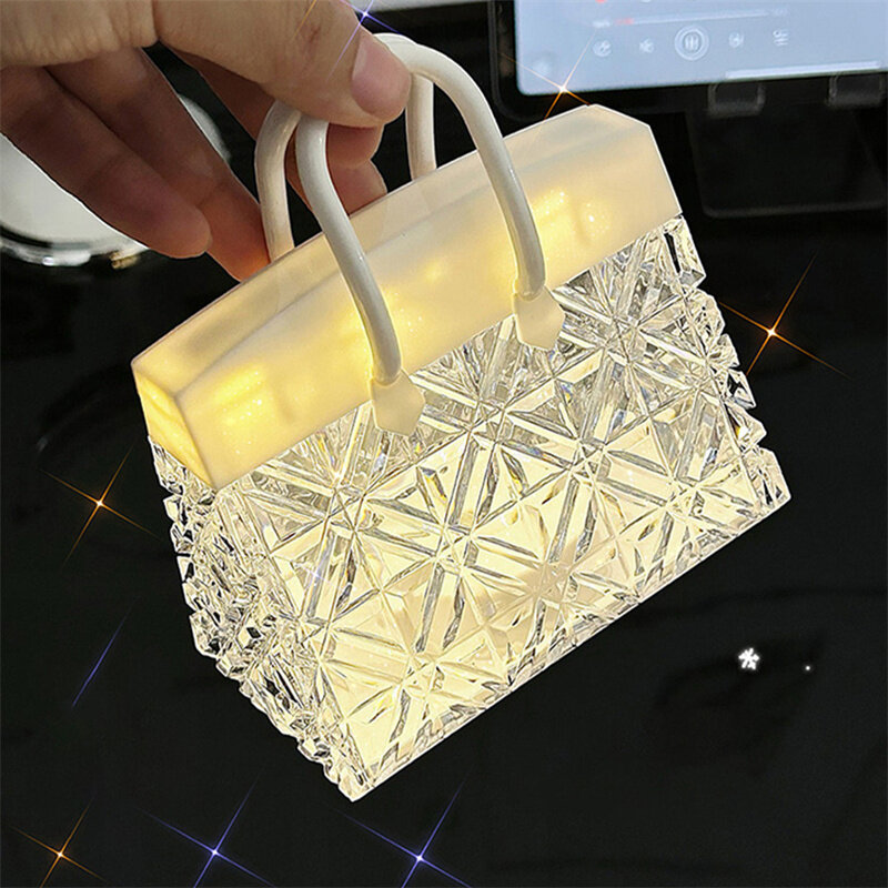 Handbag Night Light Adornment Small Light New Birthday With Hand Gift Atmosphere Light To Send Girlfriends Small Table Lamp