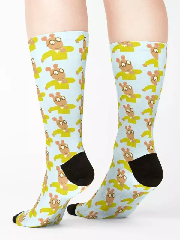 Arthur-calcetines de compresión para hombre y niña, medias deportivas personalizadas, estéticas, venta al por mayor