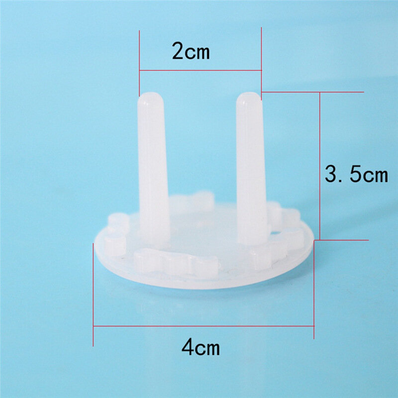 10Pcs Baby Safety Child Electric Socket Outlet Plug Protection Security Two Phase Safe Lock Cover Kids Sockets
