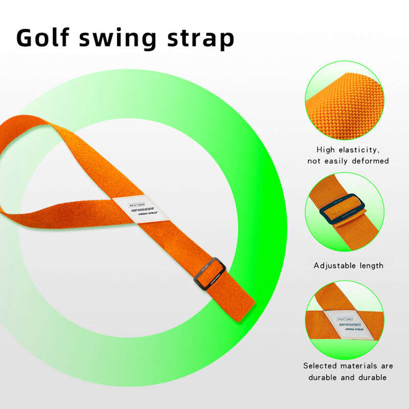 Golf Swing Training Aid para Homens e Mulheres, Swing Strap Trainer, Correção de Postura de Golfe, Suprimentos Prática, Adolescentes