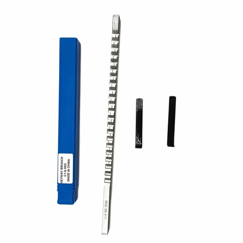 Push-Type Keyway Broach para CNC Router, Metalworking, Broaching Tools, 8mm, C1 Metric Tamanho