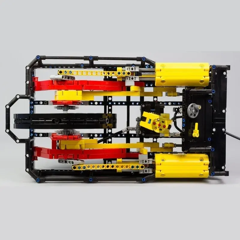 3D Pneumático Steam Engine Building Block Model Set para Crianças, Puzzle Toy, Mecanismo de Engrenagem, Bomba de Ar, DIY Gift, 1245Pcs
