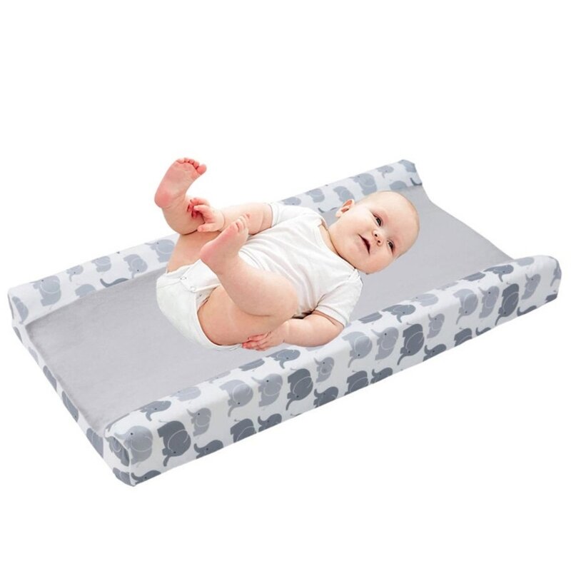 Capa almofada para troca bebê, lençóis macios e respiráveis ​​para troca bebê, recém-nascido