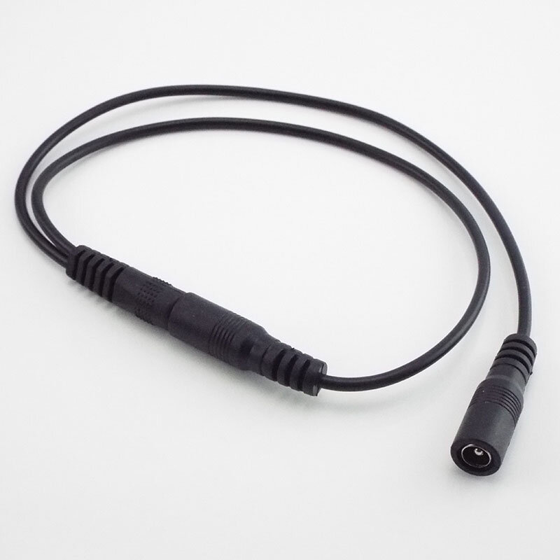 5.5mm * 2.1mm 1 złącze żeńskie do 2 męskie wtyk męski na żeński kabel rozdzielacza mocy prądu stałego listwa oświetleniowa LED CCTV Adapter do zasilacza L