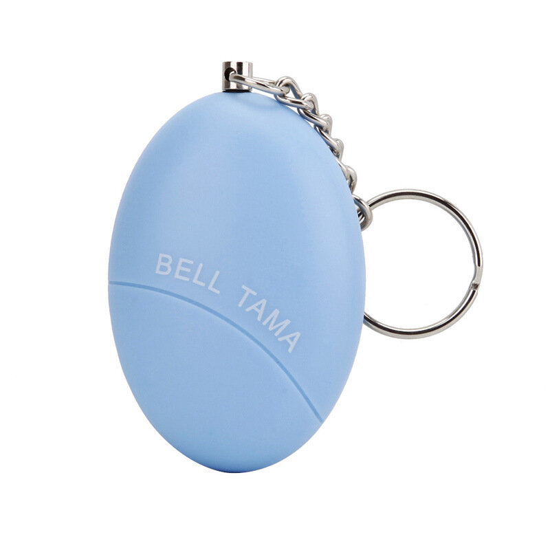 Colourful Egg Personal Alarm Women's Bodyguard Keychain Anti-Wolf Mini Panic Security Devices for Girls Protect 120db