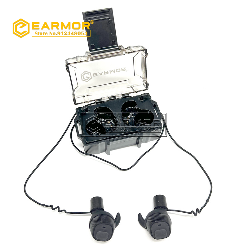 OPSMEN EARMOR M20 MOD3 Earplug Elektronik Menembak Earplug Pembersih Suara Taktis untuk Pelatihan Menembak/Penegakan Hukum