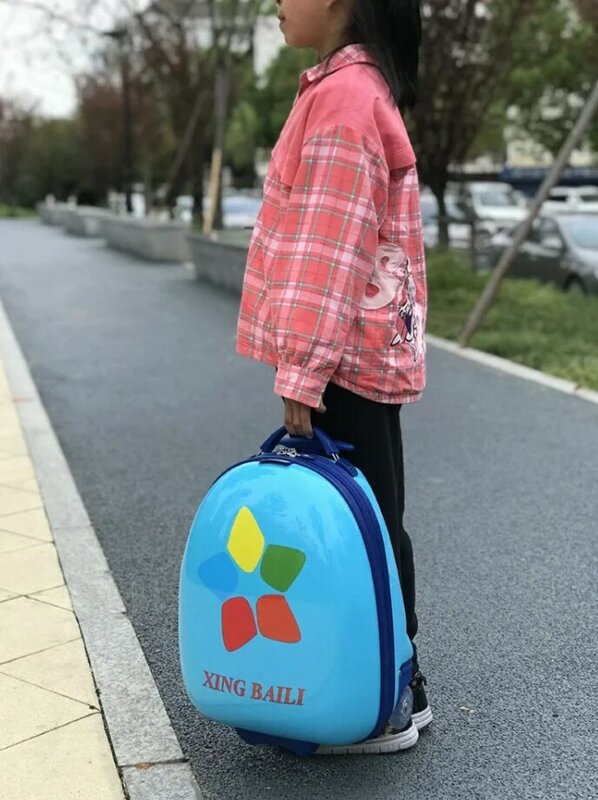 Детский чемодан на колесиках для путешествий, 16 дюймов