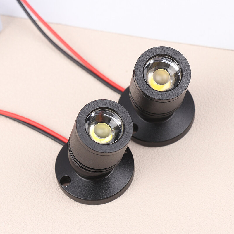 Regulowane oświetlenie szafki LED 1W Downlight USB do modelu Wyświetlacz Licznik Zestaw Garażowy Wystawa Półka Mini Światło punktowe