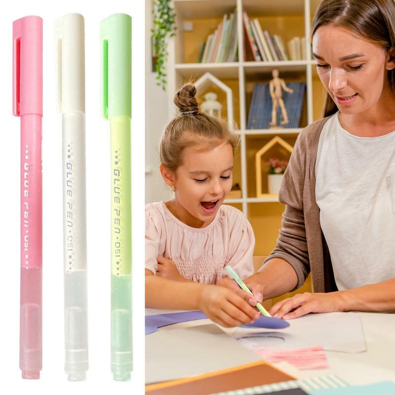Fine Tip Glue Canetas para Crafting Paper, Precise Apply, Writing Pen com Precisão, Craft Glue, Forte Adesão