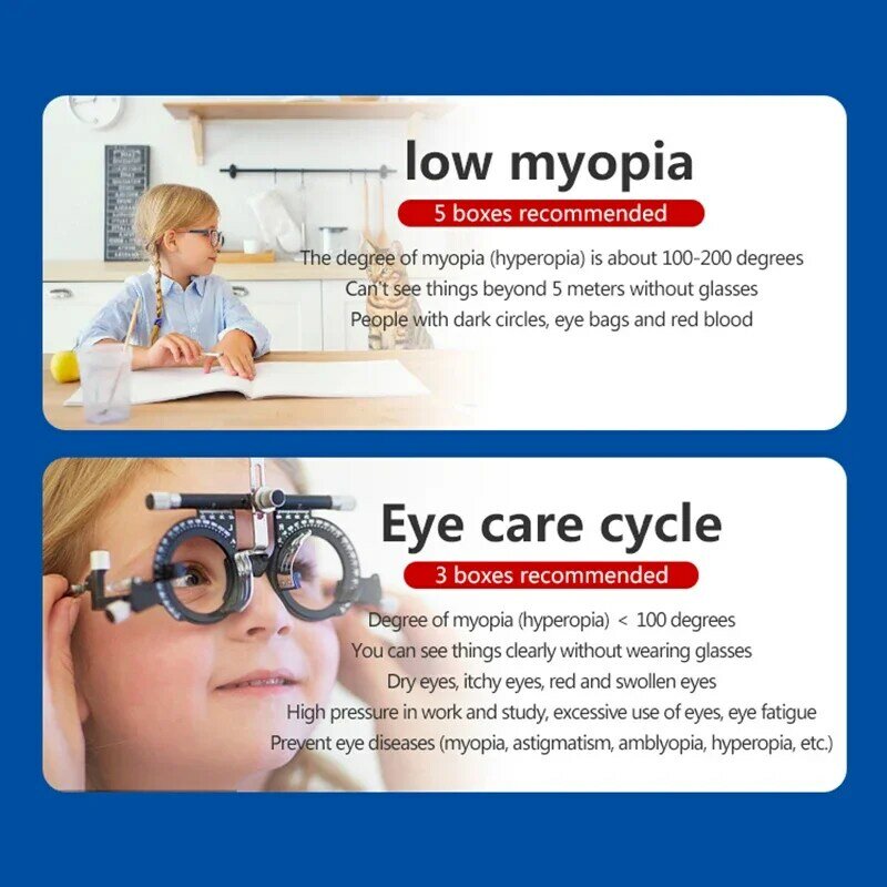 Parche de protección ocular, tratamiento rápido para miopía, astigmatismo, dioptrías, mejora la vista, alivia la fatiga ocular, elimina el círculo oscuro