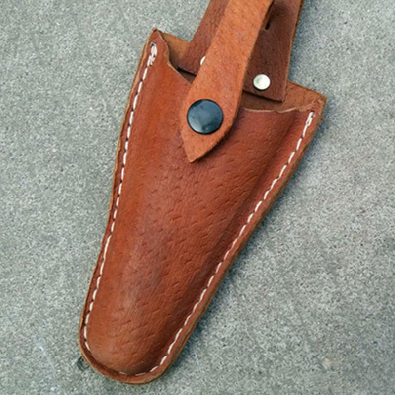 Сумка для садовых ножниц, практичная сумочка из воловьей кожи с пряжкой для подрезки и хранения