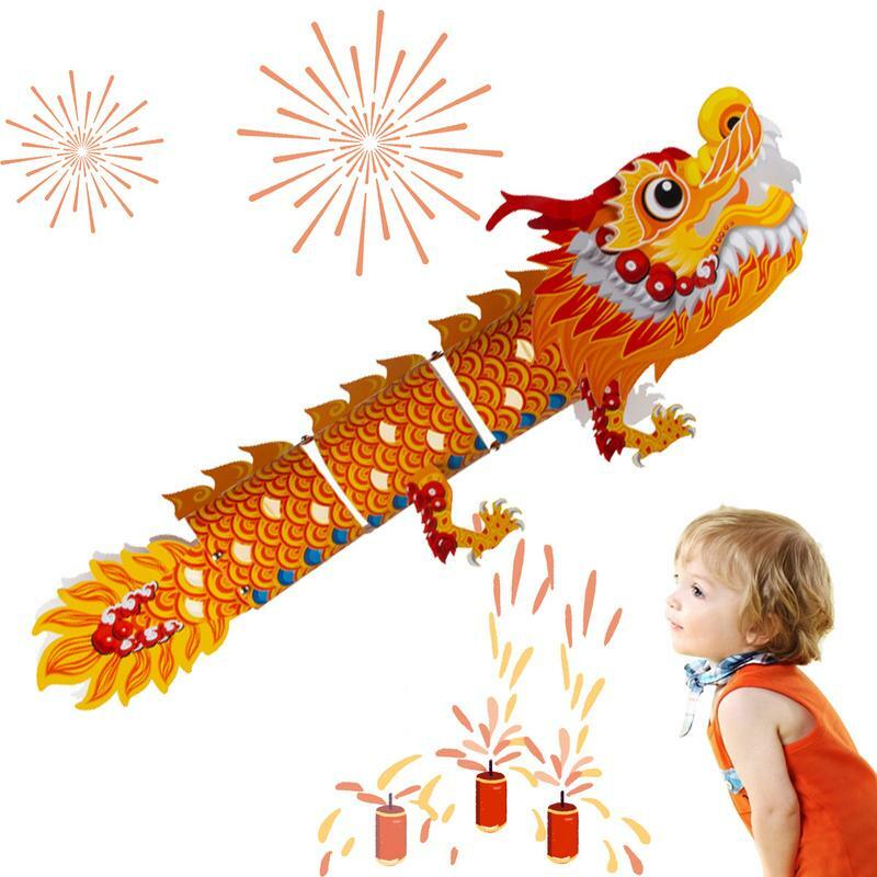 Handmade dançando dragão lanternas chinesas Kits para o festival da primavera, ano novo chinês