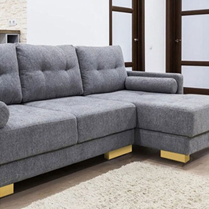 Patas de Metal para muebles de diseño moderno, patas de repuesto para sofá, mesa de centro, armario, soporte para TV, 4 piezas