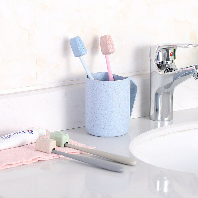 Étui de protection pour brosse à dents, 4 pièces/ensemble, portable, anti-germe, voyage, randonnée, camping