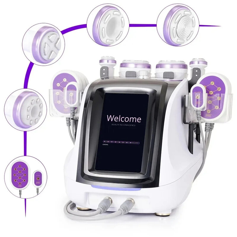 S Shape 30K Cavitation and Radiofrequency Machine Professional Vacuum RF Body Sculpting Facial Care Machine for Salon Spa