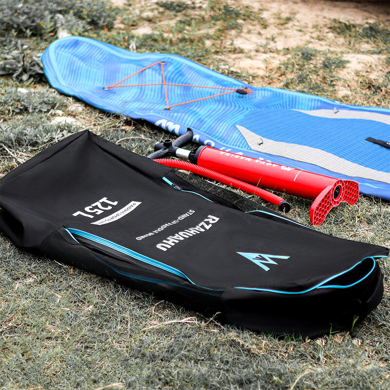 105L/125L nadmuchiwana torba do przechowywania deski surfingowej o dużej pojemności przenośny plecak na deskę surfingową plecak podróżny torba na deskę wiosłową