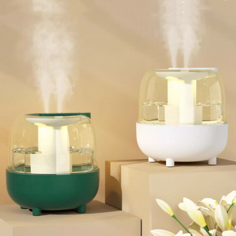 4L doppio Spray umidificatore di riso per uso domestico camera da letto silenziosa nebbia pesante ufficio Desktop aromaterapia purificazione dell'aria piccolo ufficio