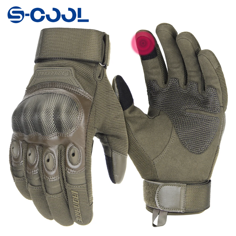 Outdoor Tactical Gloves Hunting Workout Tactical Gloves Full Finger Men's Gloves Sports Shooting Motorcycle Cycling Gloves