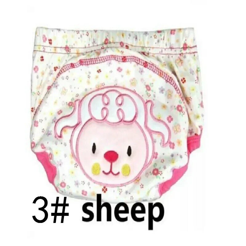 4 Pcs/Lot Baby Diapers Children Reusable Underwear Breathable Cover Cotton Training Pants Choose Design