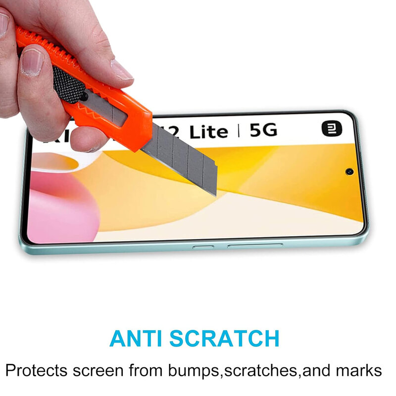 Film de protection d'écran en verre pour Xiaomi 12 Lite, verre Guatemala, 2 pièces, 4 pièces
