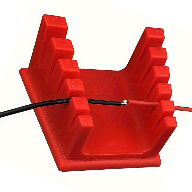 Staffa di fissaggio a filo magnetico tavolo di saldatura in plastica morsetto fisso dispositivo di collegamento del cavo isolato per filo da 30AWG a 12AWG