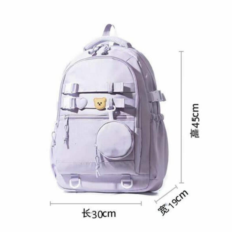 Melody Kuromi-mochila escolar para niño y niña, bolsa Infantil para libros de guardería, regalo