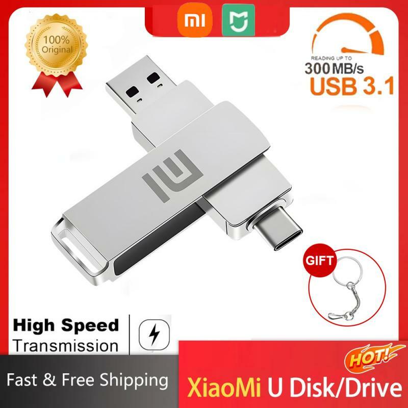 Mijia-Xiaomi TVコンピューター用の高速トランスファーメモリスティック,金属製フラッシュドライブ,防水ペン,USBテラバイト,16,3.2