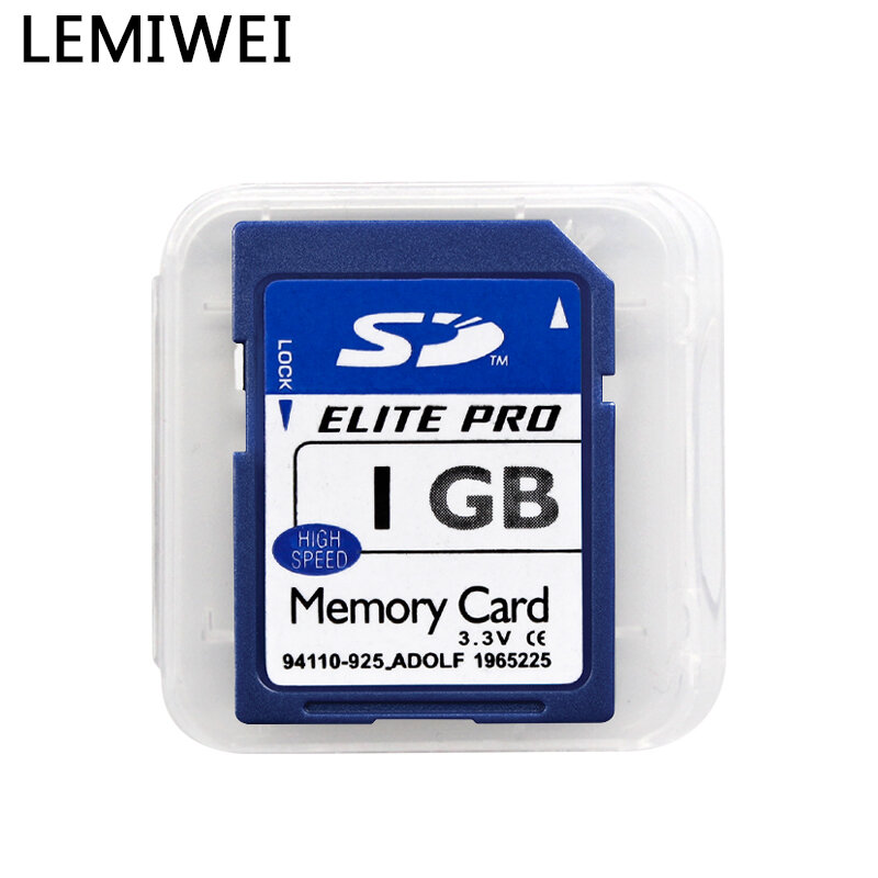 LEMIWEI-Carte SD pour appareil photo, 128 Mo, 256 Mo, 512 Mo, 1 Go, 2 Go, Carte mémoire
