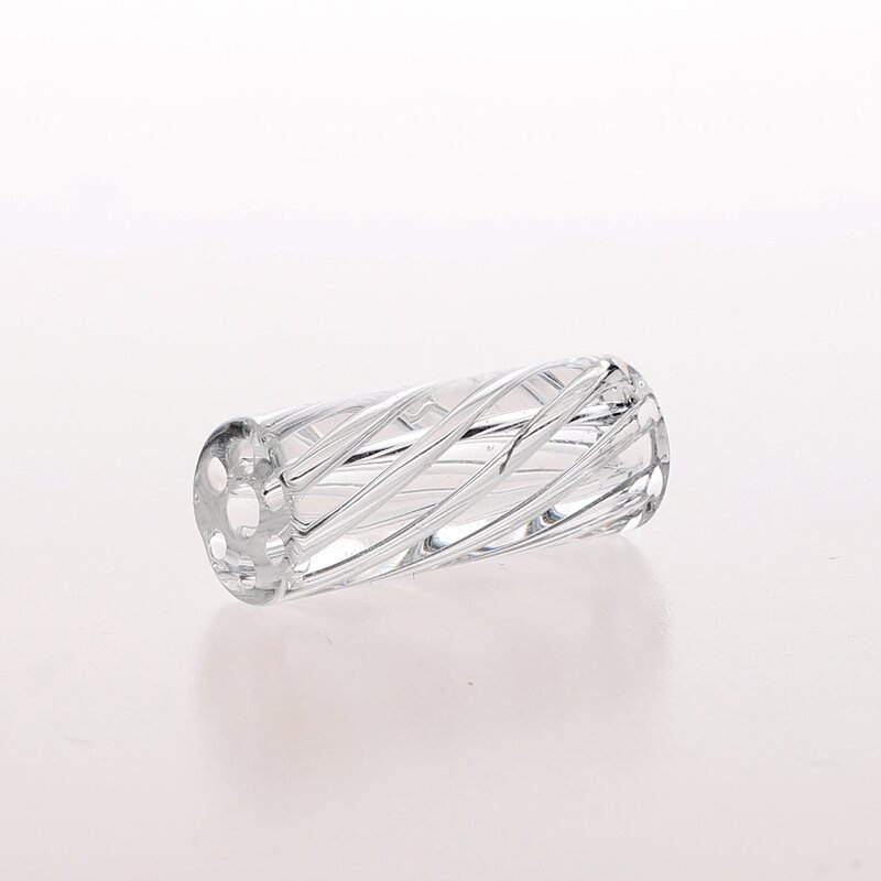5pcs/box Retail In Stock 7 Holes Spiral Style Smoke Color Glass Filter Tips/Glass Filter Tip Glass Smoking Accessories