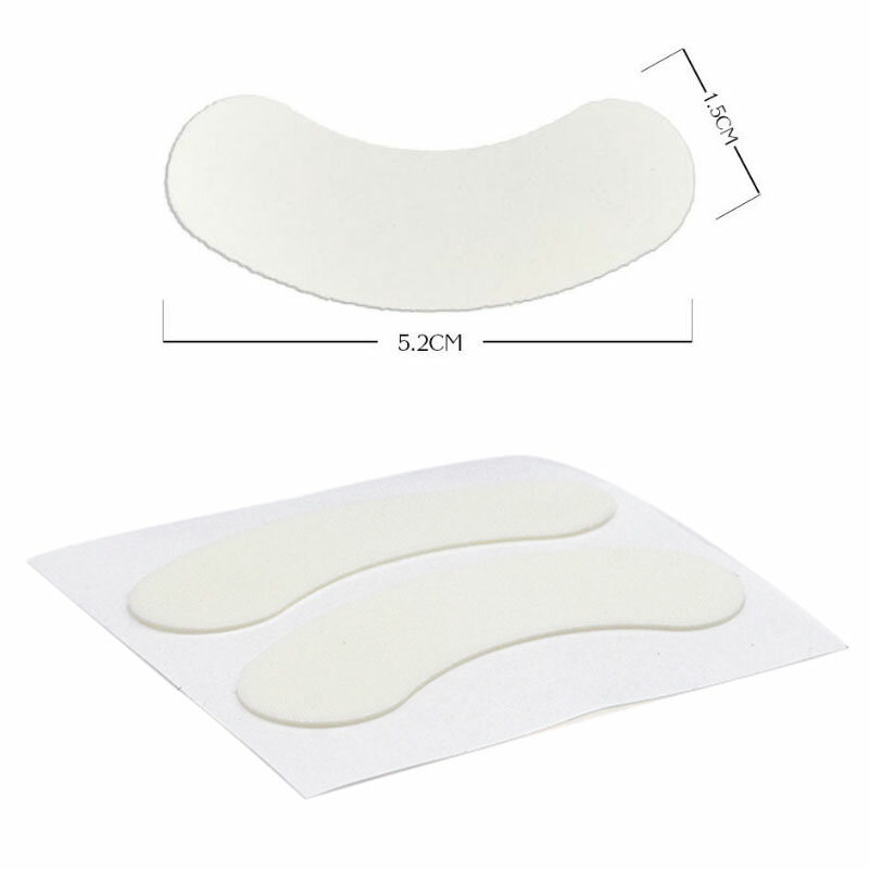 100Pairs Micro Foam Eye Pad Lint Gratis Pijnloos Patches Gemakkelijk Verwijderen Onder Lash Patch Make Stickers Wimper Extension Supplies