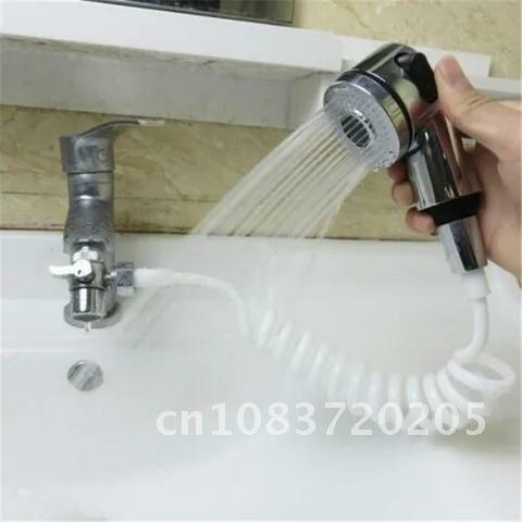 Quick Connect Hand Shower Head Sink Hose Spray Set For Hair Washing, Bathroom Pet Bath Shower Head Spa Nozzle Saving Water