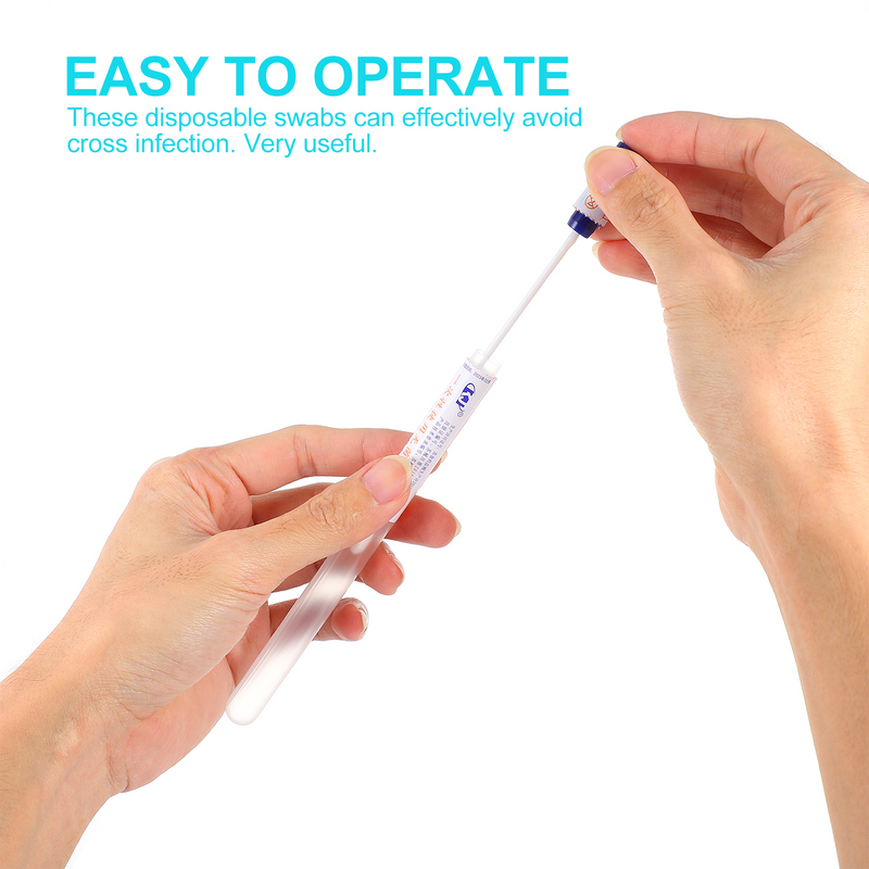 Sampling Swab Single Use Sticks Female Swabs Disposable Throat Collection Specimen Collecting