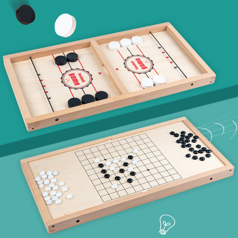 Hokej na stole gra rodzina płyta stołu gry katapulta szachy Gomoku interaktywna zabawka dla rodziców i dzieci szybka chusta do gry w hokeja na lodzie