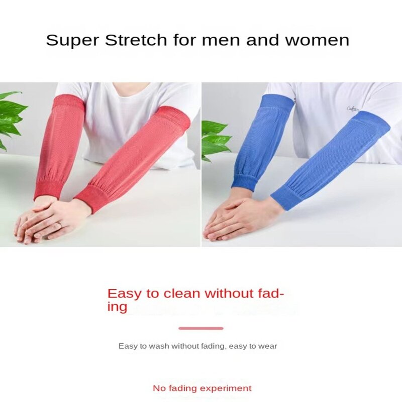 Guanti lunghi maniche del braccio basket protezione UV manicotti di protezione del lavoro manicotti manicotti da lavoro copertura del braccio uomo donna