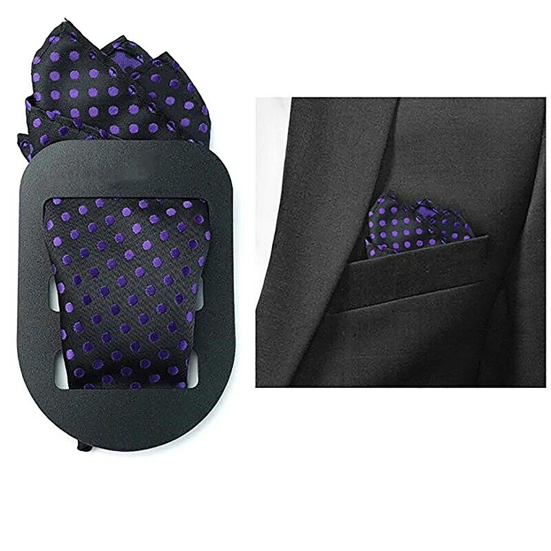 Fashion Pocket Squares Holder Handkerchief Keeper Organizer Man Prefolded Handkerchiefs For Men Gentlemen Suit Wearing Accessori