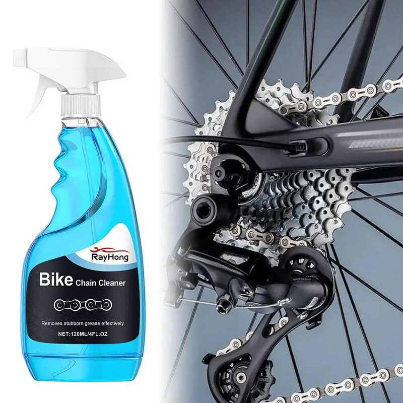Spray per la pulizia della catena della bicicletta antiruggine, lubrificante, olio pulito, polvere e impurità accessori per biciclette multifunzionali